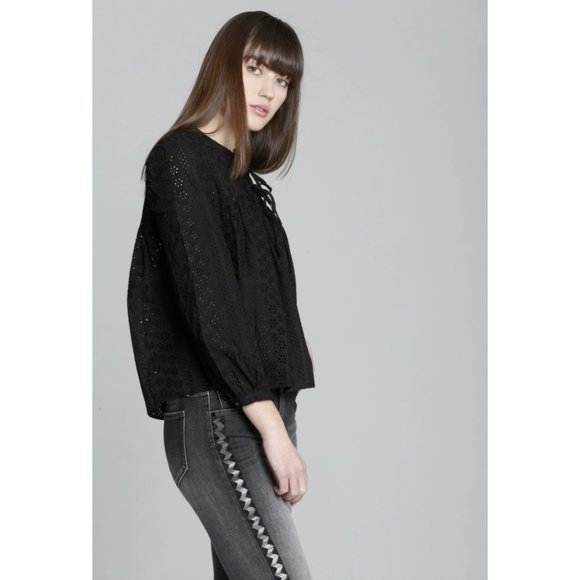 Driftwood Jackie Zig Zag Beaded Skinny Jeans Size 31 NWOT - Picture 7 of 13